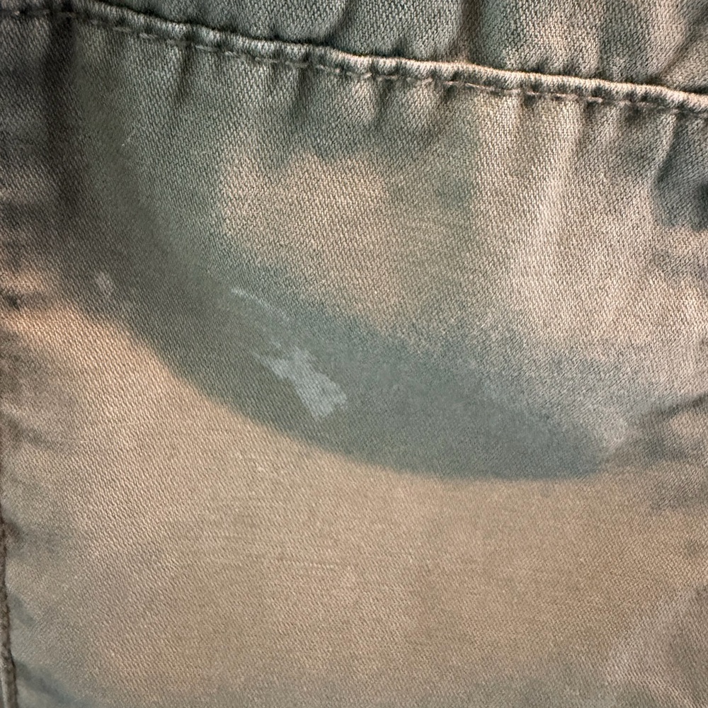 Old Navy Olive Utility Jacket Drawstring Waist Li… - image 2